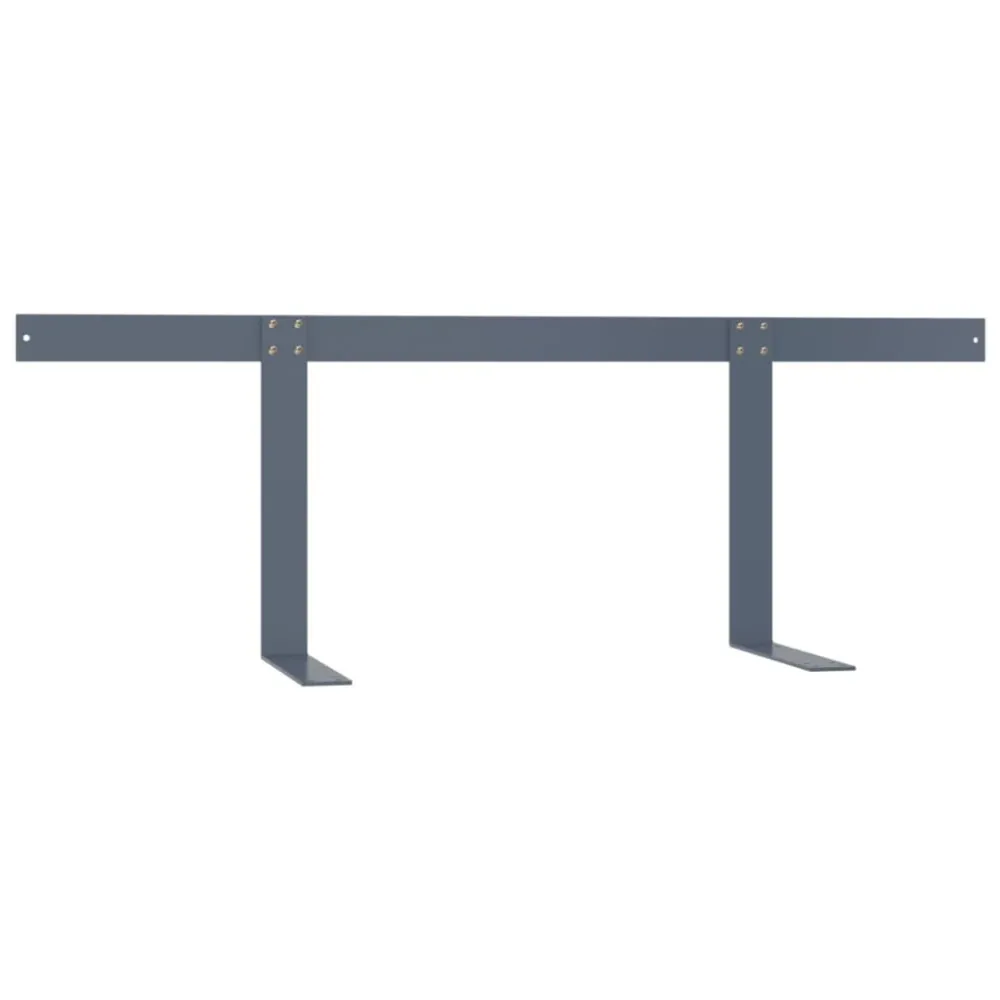 Spătar pentru canapea din paleți, gri deschis, 110 cm, fier
