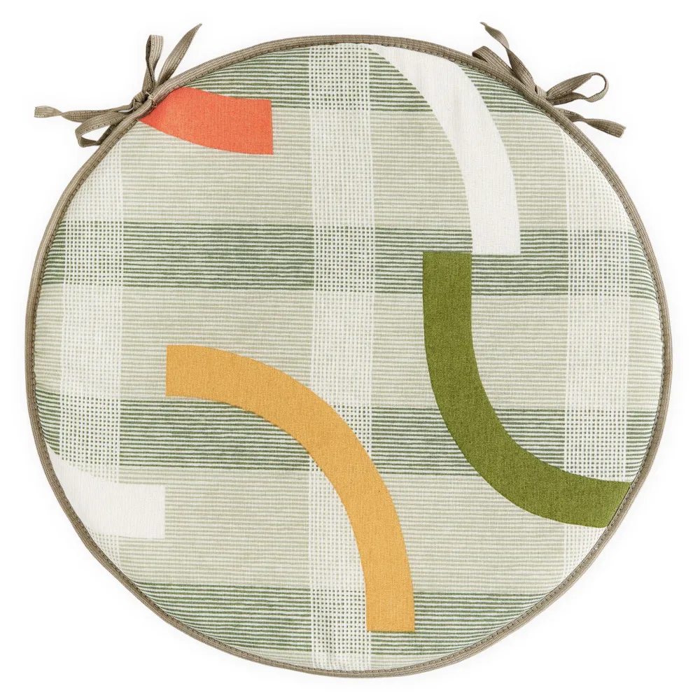 TESS ORANGE Pernă scaun, D.40cm