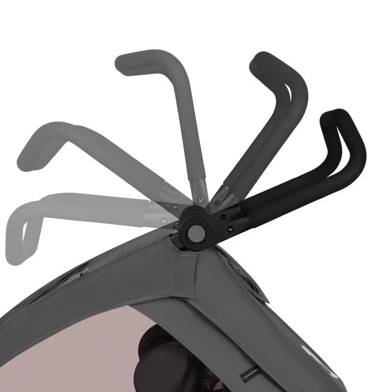 Carucior si remorca de bicicleta, Lionelo, Cama, Multifunctional, Pentru 1 sau 2 copii, Cu sistem de absorbtie socurilor S...