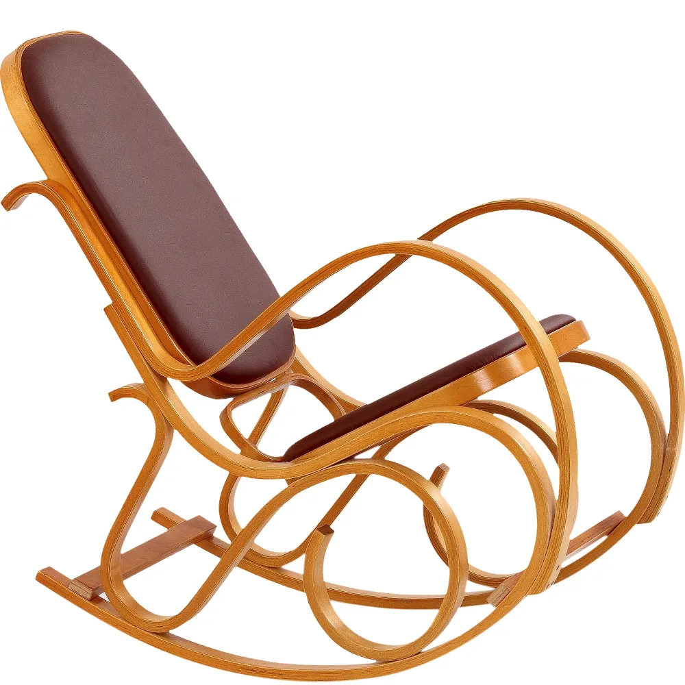 Balansoar rustic din lemn curbat Max Bis Plus, arin, 52X90X95 CM