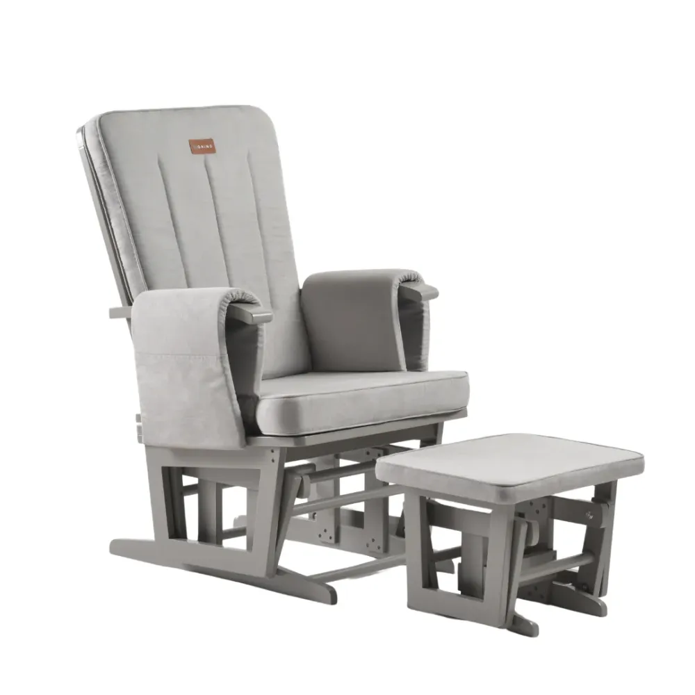 Fotoliu Alaptare ONINO CALM.me Classic Pearl Gray Reglabil Suport Picioare