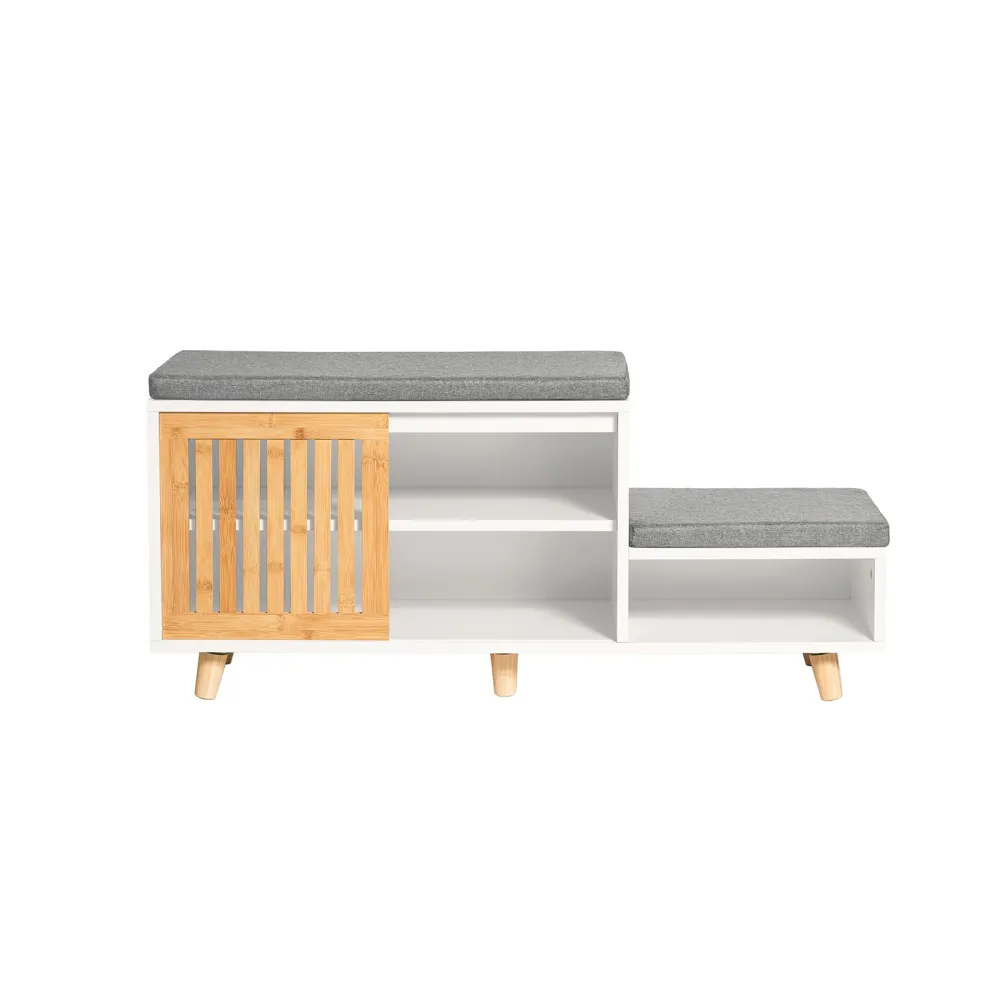 SoBuy Bancă de pantofi 101x35x46cm FSR125-WN
