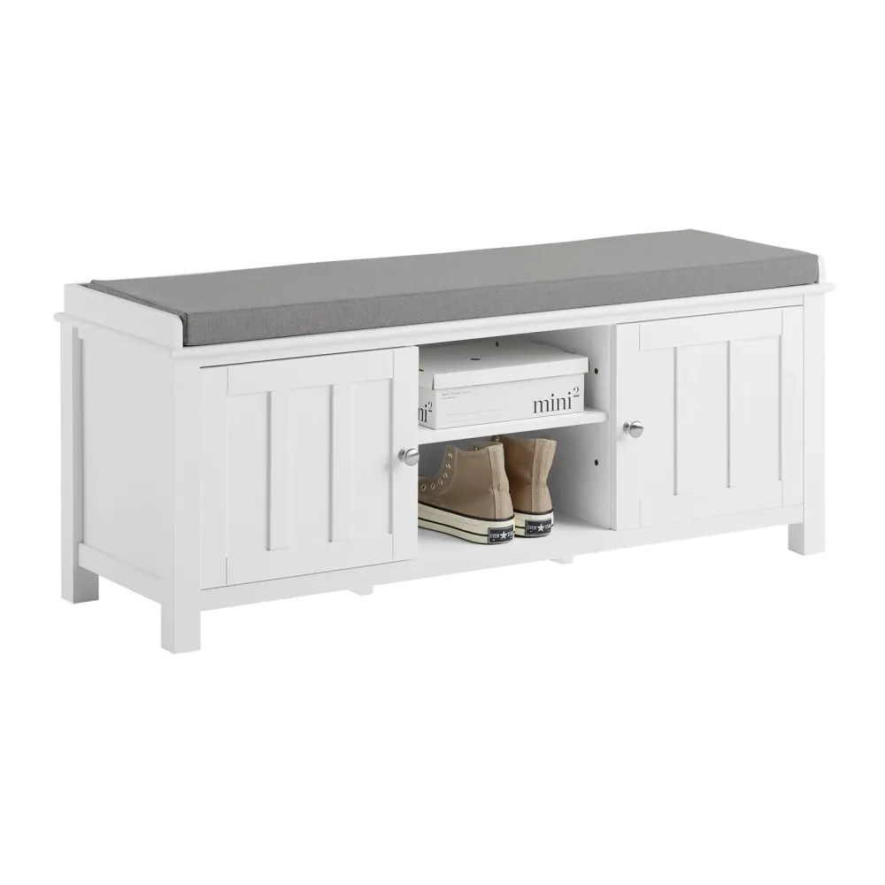 SoBuy Bancă de pantofi 103x34x43cm FSR35-W