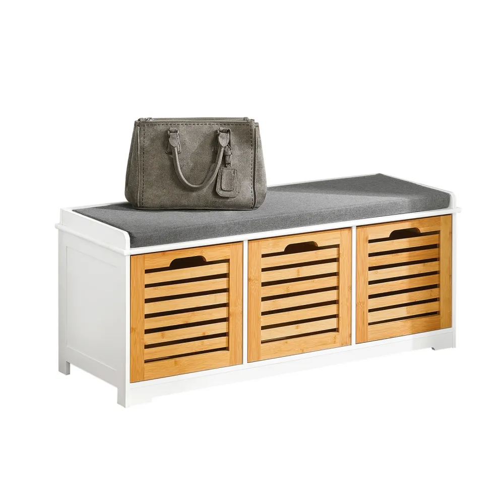 SoBuy Bancă pantofi 105x35x43cm FSR23-WN