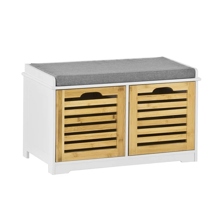 SoBuy Bancă de pantofi 71x34x43cm FSR23-K-WN