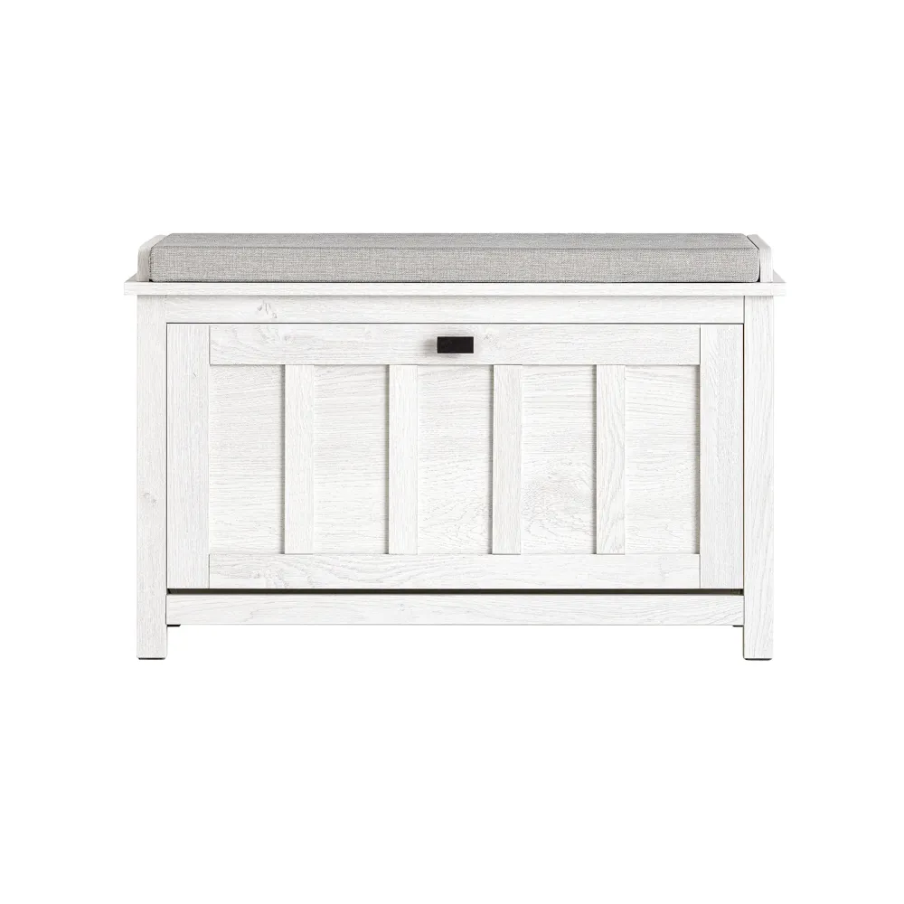 SoBuy Bancă cu suport pantofi 80x29x50cm FSR161-W