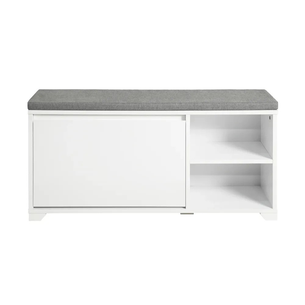 SoBuy Bancă cu suport pantofi 90x24x46cm FSR119-W