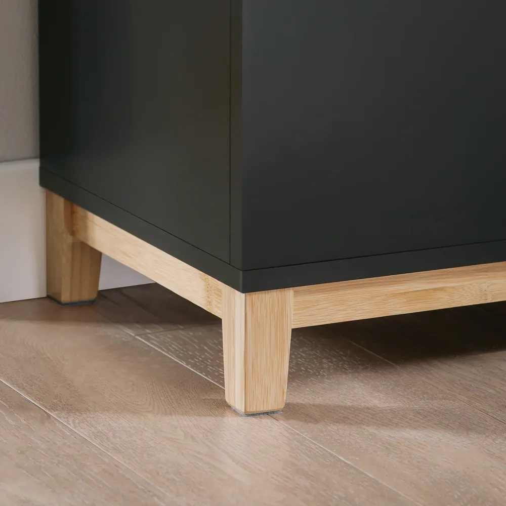 SoBuy Bancă cu suport pantofi 90x34x47cm FSR117-SCH