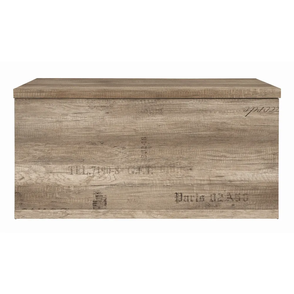 Cufar din lemn cu aspect antichizat Malcolm, 93X49X45.5 CM