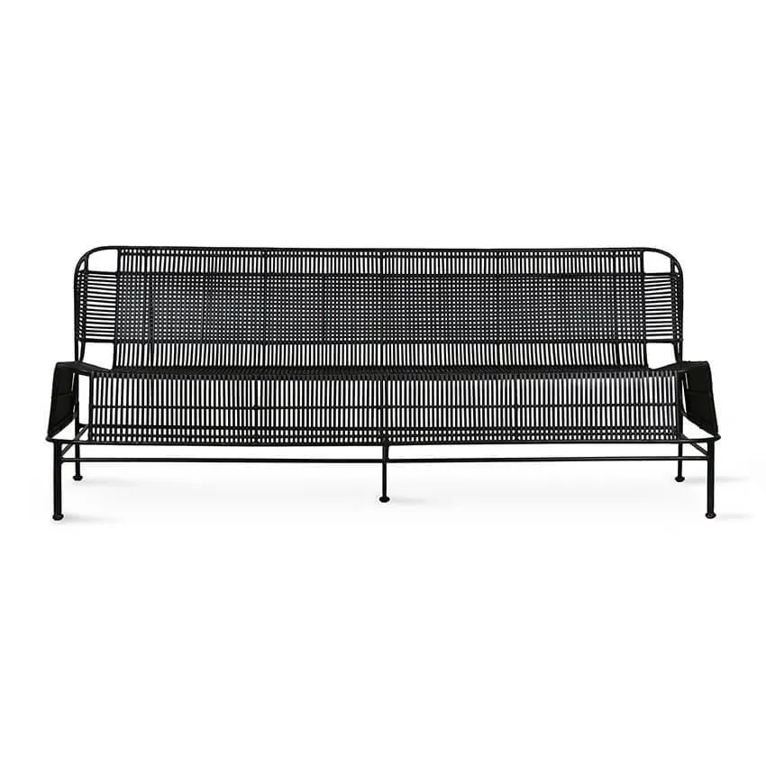 Banca neagra pentru exterior Sofa HKLiving