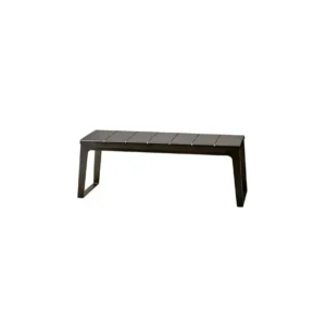 Banca de exterior din aluminiu Cane-line Copenhagen Gri