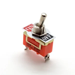 Întreupător Basculant Metal On-Off 220V 15A INT-22013A – Comutator Electric pentru Instalatii Electrice Rezidențiale și Co...