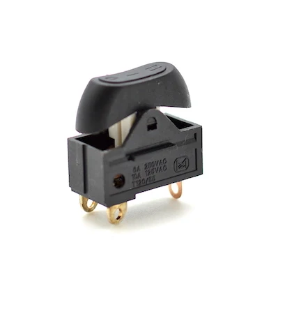 Întreupător Basculant Negru ON-OFF-ON pentru Utilizare Electrică – Comutator Durabil pentru Iluminat sau Aplicații Industr...