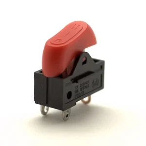 Întreupător Basculant Roșu On-Off-On pentru Iluminat și Control Electric – Comutator Durabil pentru Casă și Birou