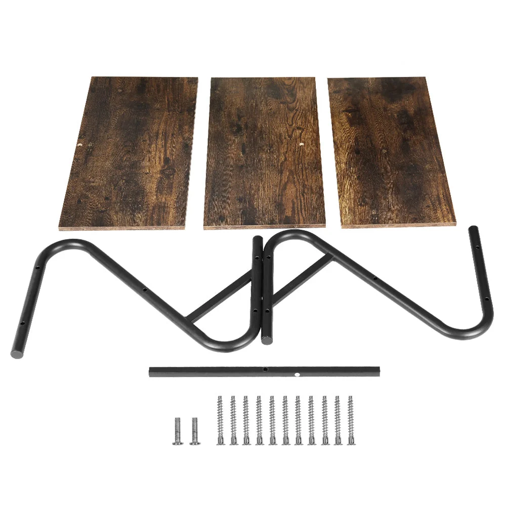 Organizator incaltaminte Artiss Sawyer Stil Industrial, Negru cu 3 Niveluri