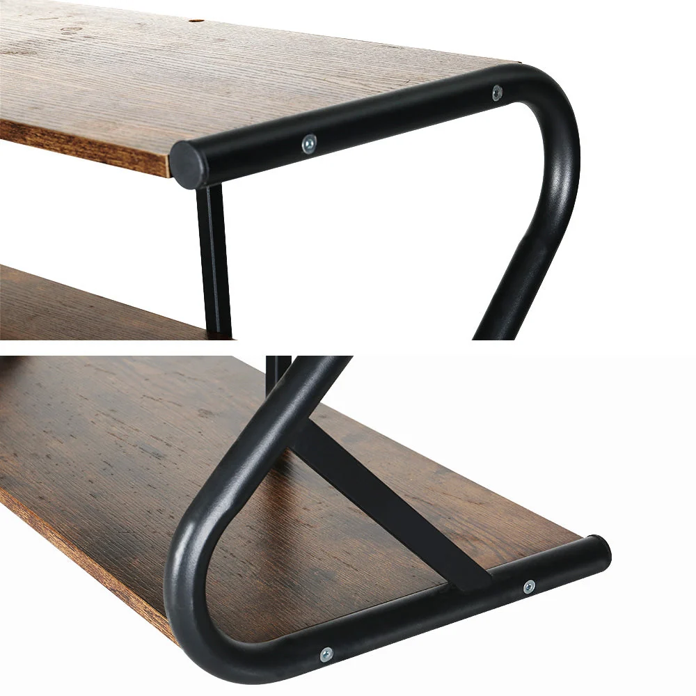 Organizator incaltaminte Artiss Sawyer Stil Industrial, Negru cu 3 Niveluri