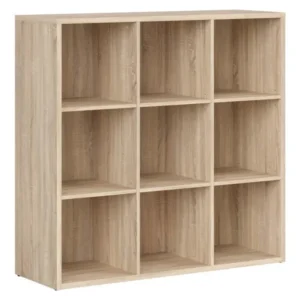 Biblioteca living mica stejar sonoma NEPO PLUS, 117X38,5X113,5 CM