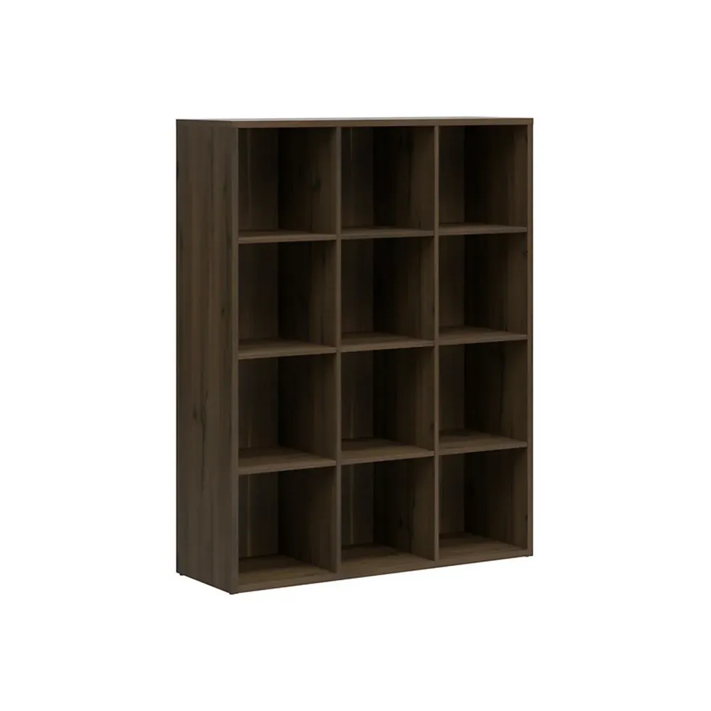 Biblioteca NEPO PLUS, stejar nobil, PAL laminat, 114x39x147 cm