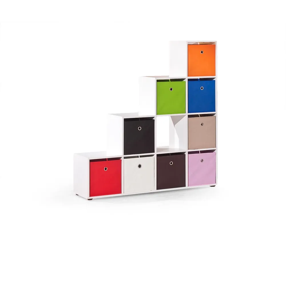 Corp biblioteca organizator Caboto, alb, 139x33x144 cm