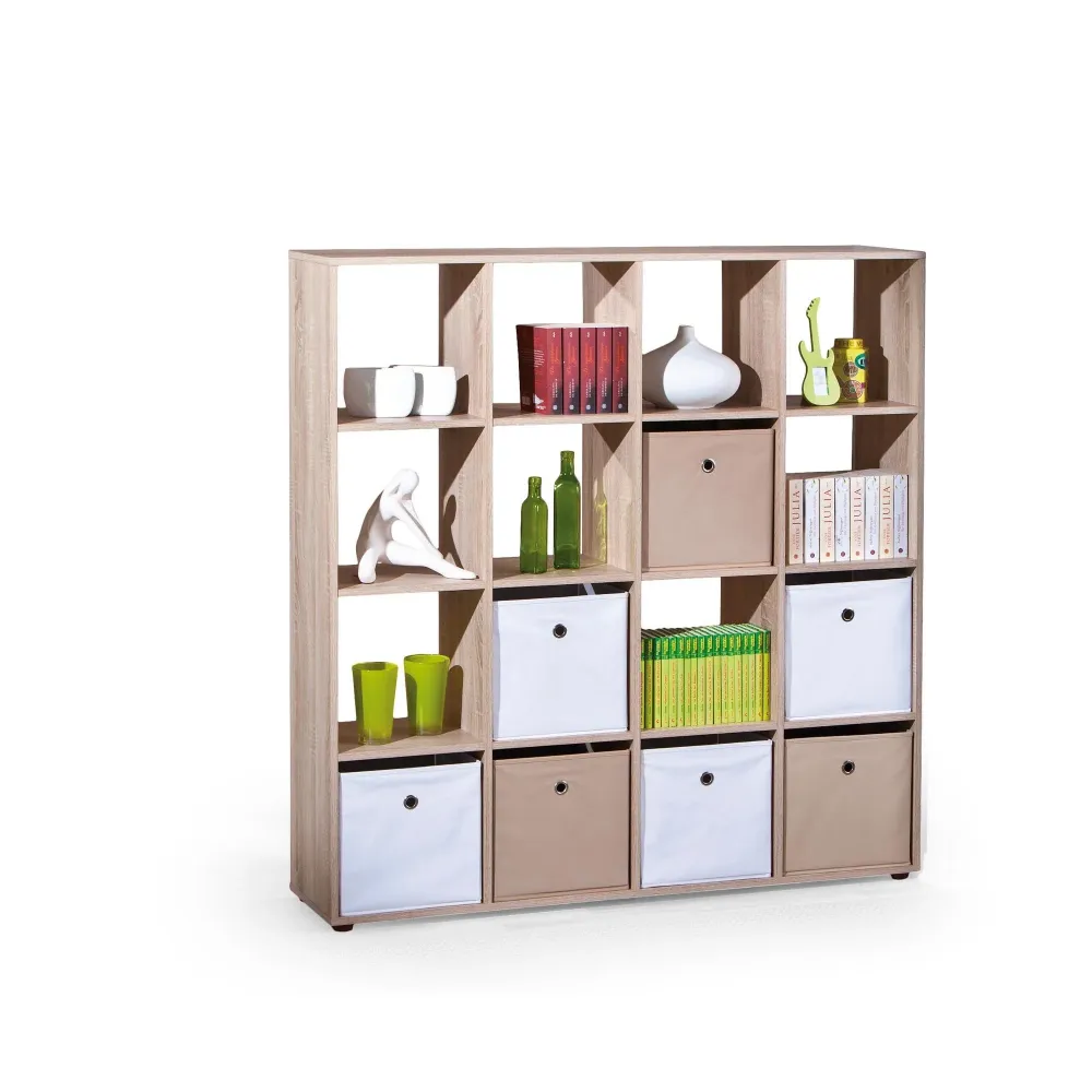 Corp biblioteca organizator Luini 16, sonoma, 139x33x144 cm