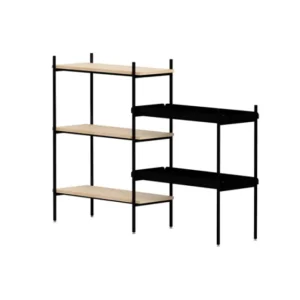 Sistem modular rafturi metal si lemn Bamba