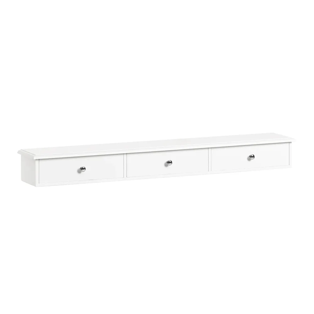 SoBuy Consolă cu sertare 94x15x10cm FRG43-L-W
