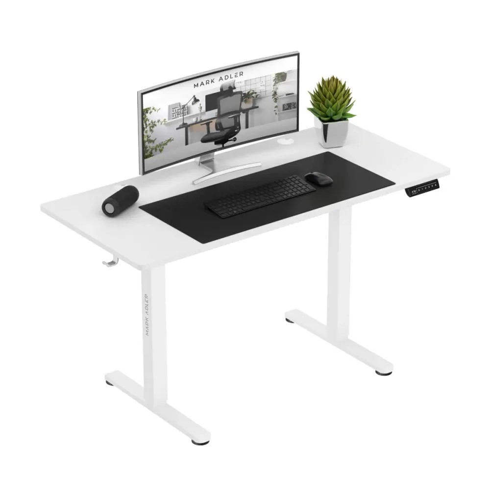 Birou electric Mark Adler Leader 7.0 White 120 cm