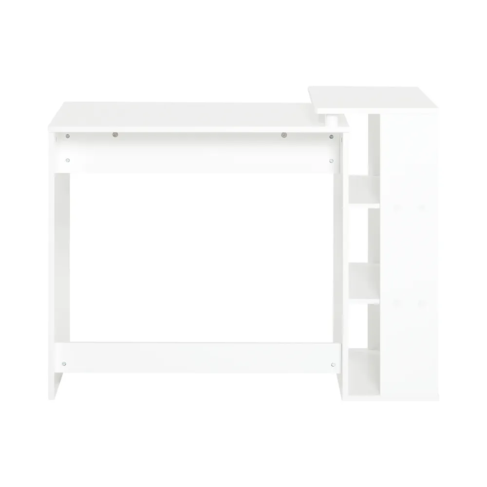 SoBuy Birou cu bibliotecă 101x60x76cm FWT35-W