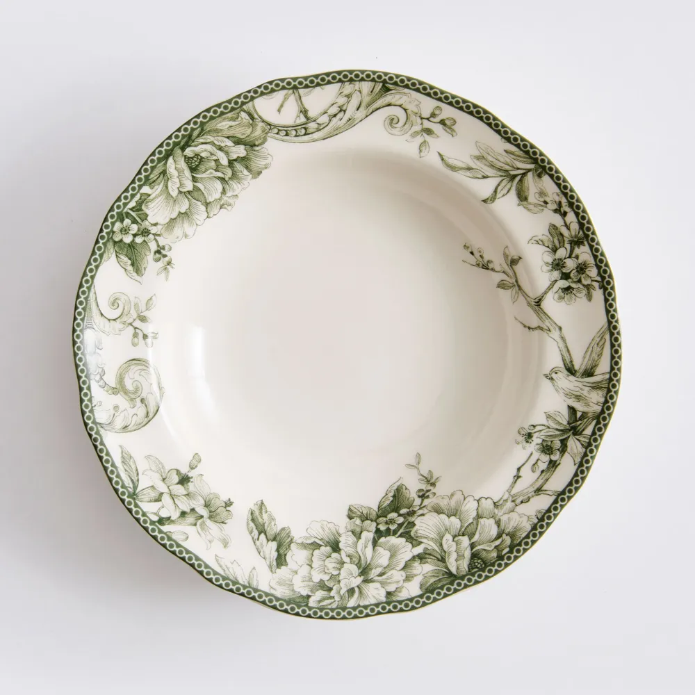 ADELAIDE Farfurie supă, porțelan, D.23.5cm
