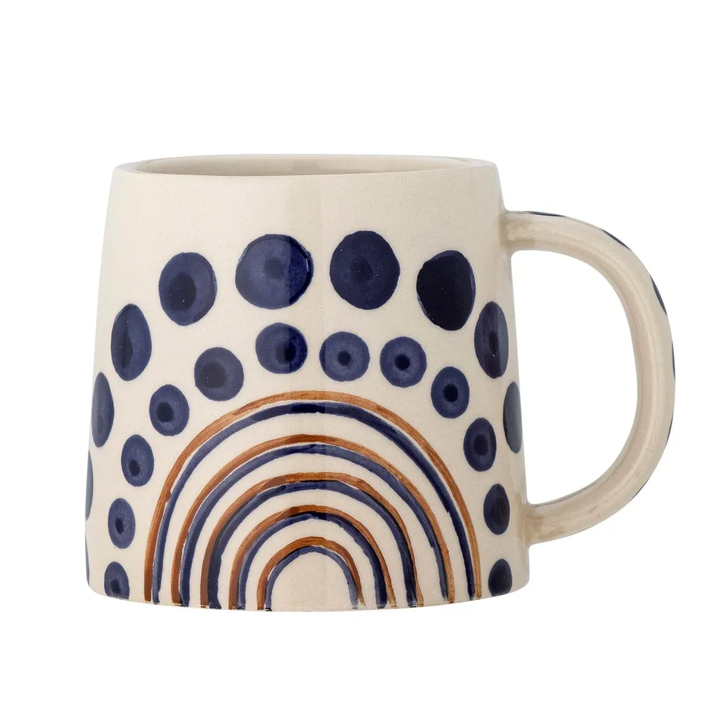 Bloomingville Cană de cafea Cană de ceai Shama Mug Orange Stoneware