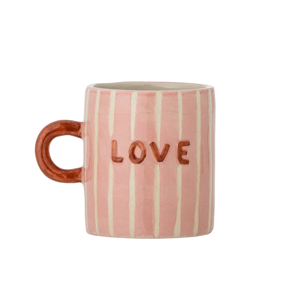 Bloomingville Cană din gresie pentru mama Cherish Rose