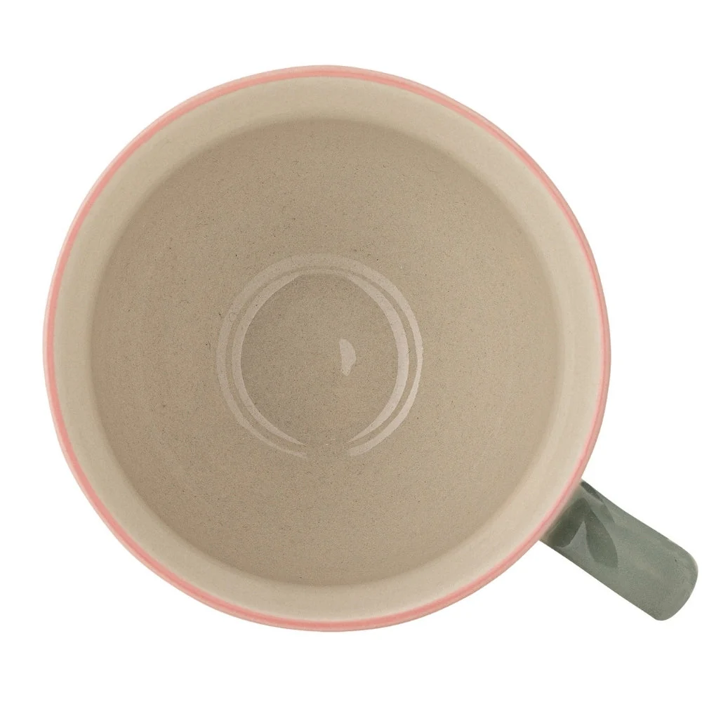 Bloomingville Rosalynde Green set de 4 căni din gresie