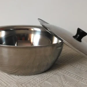 Bol cu capac din Metal, 30x12 cm