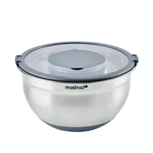 Bol pentru mixare, din otel inoxidabil, cu capac, 24 cm - MASTRAD