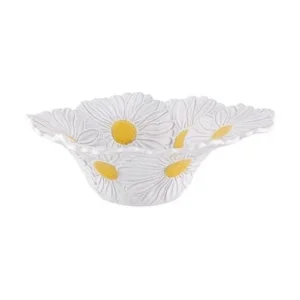 Bol pentru salata, ceramica, 27 cm, Daisy Maria Flor - Bordallo Pinheiro