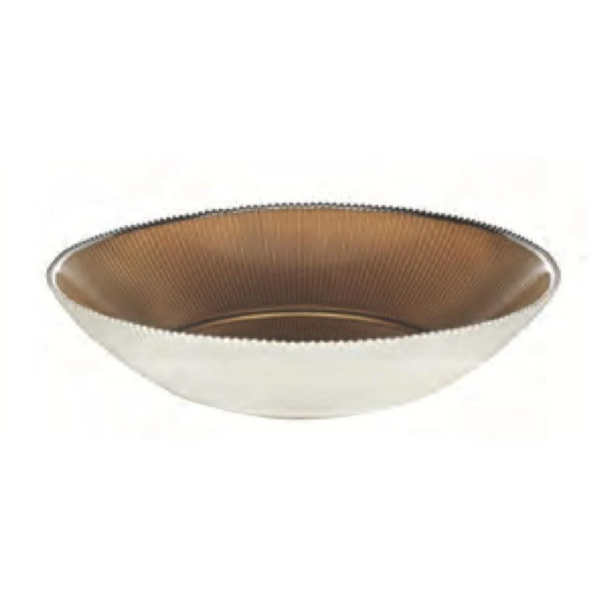 Bol de sticlă Argenesi gold Canneté 1.753192