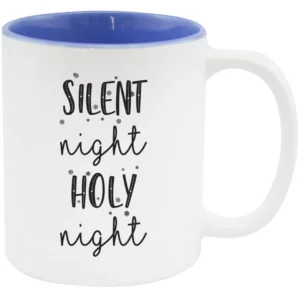 Cană de Crăciun SILENT NIGHT albastru
