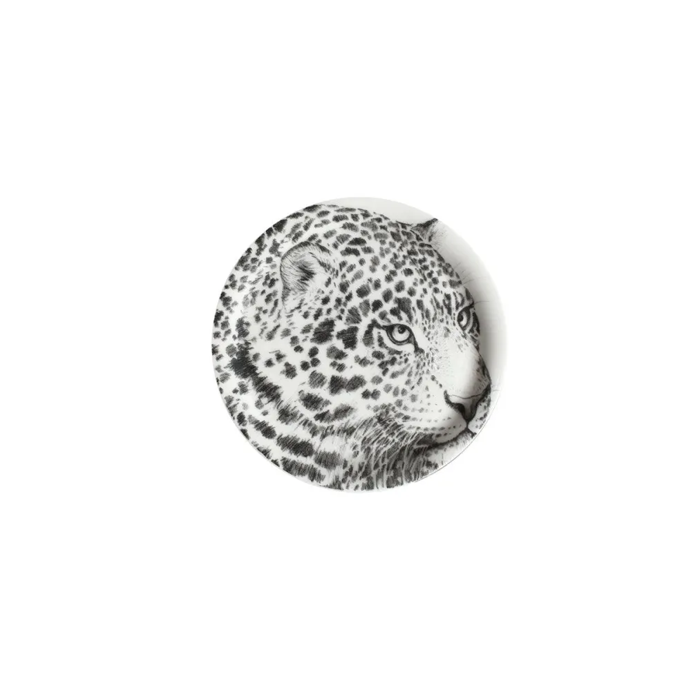 Cană Taitù cu capac leopard Wild Spirit porțelan fin bona china 12-1-4-