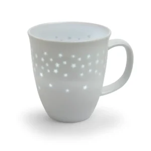 Cana de ceai din portelan Starlight 350 ml