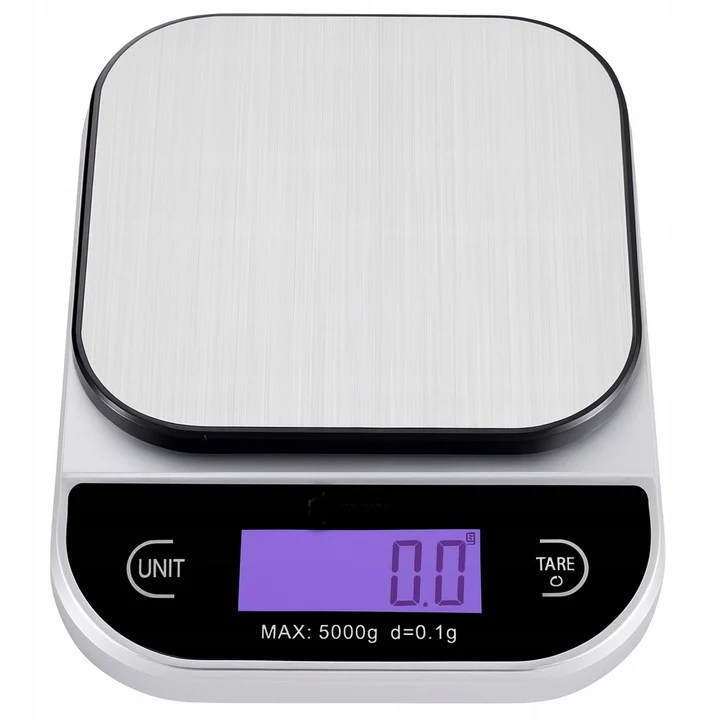 Cantar electronic de bucatarie LCD argintiu