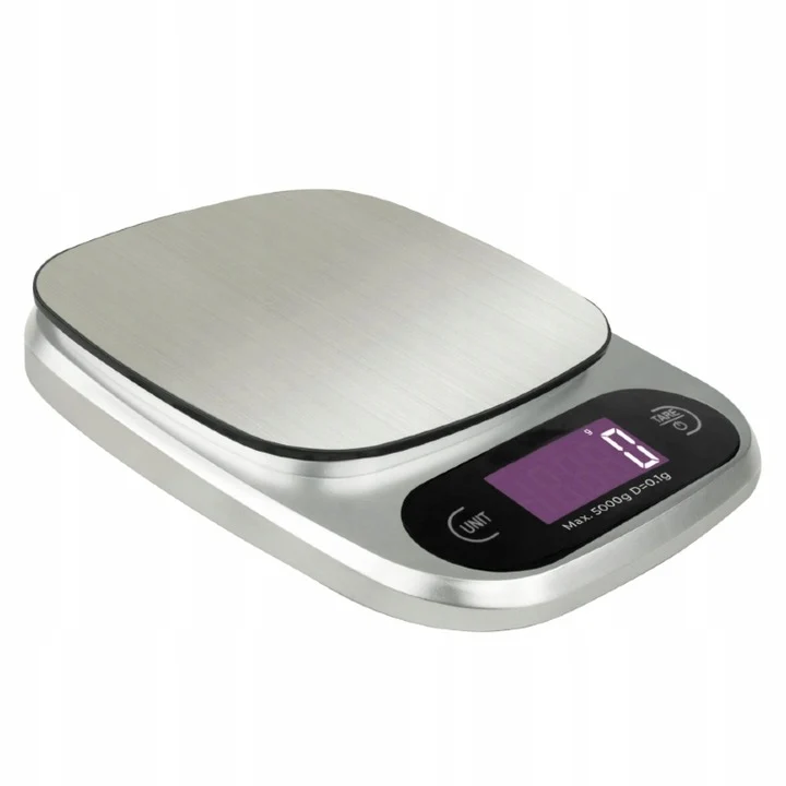 Cantar electronic de bucatarie LCD argintiu