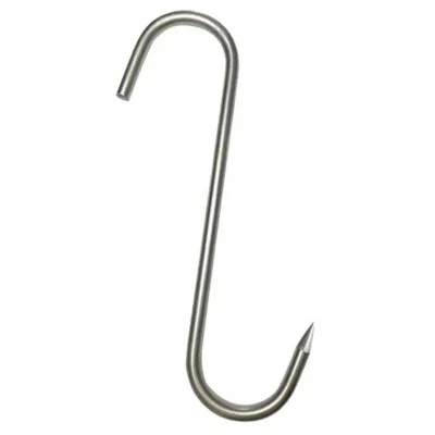 Carlig macelarie, Inox, 16cm