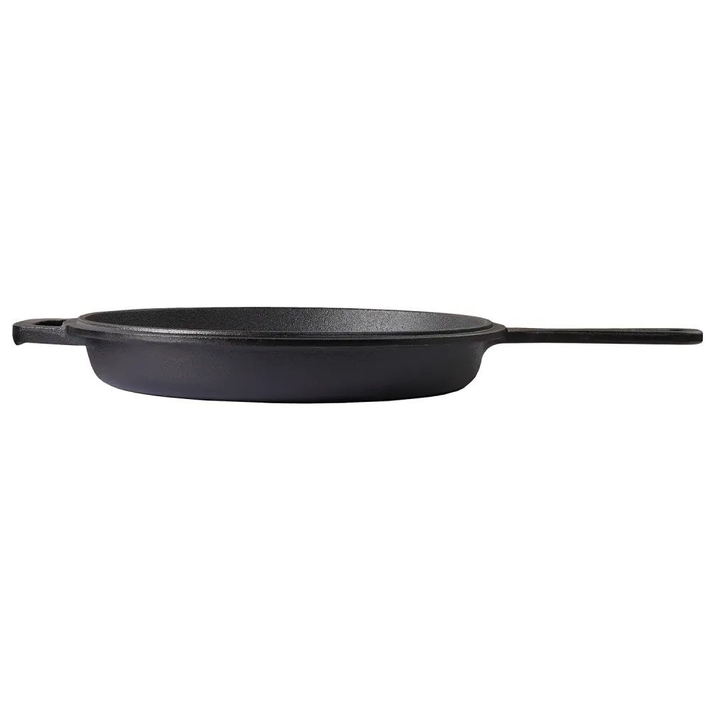 Cast Iron Skillet (EXTRA DEEP) - 10.25"-Inch (26 cm) Skillet Lid, Frying Pans + Silicone Handle Holder Covers - Oven Safe...
