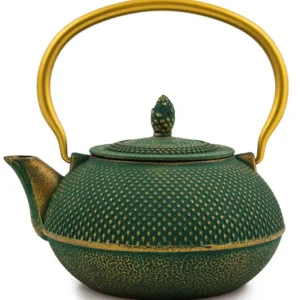 Ceainic japonez din fonta Tetsu verde 1.2l.