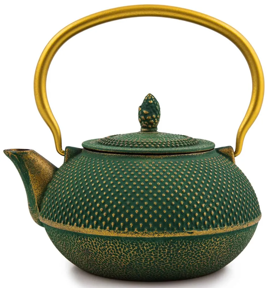 Ceainic japonez din fonta Tetsu verde 1.2l.