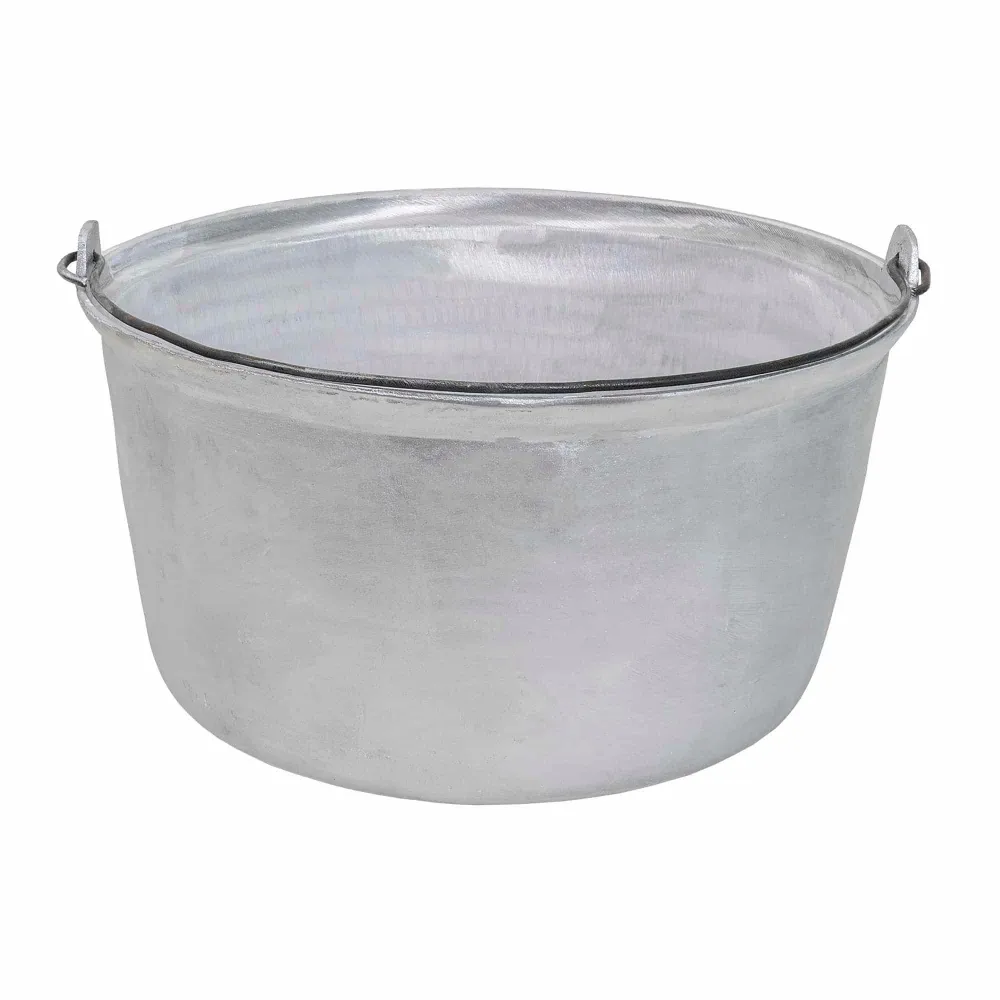 Ceaun tuci aluminiu alimentar, capacitate 40L, fund drept / EXT 8054_1