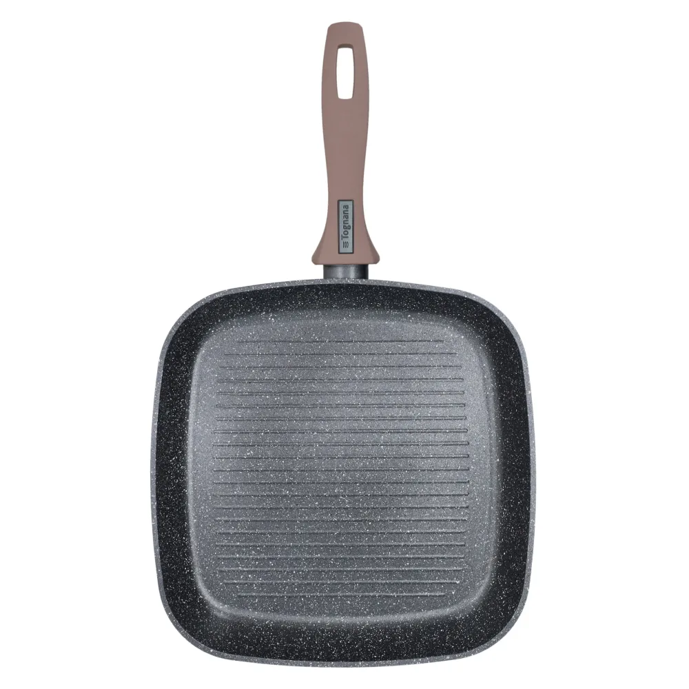 CLASS STONE Tigaie grill, aluminiu, L.28cm