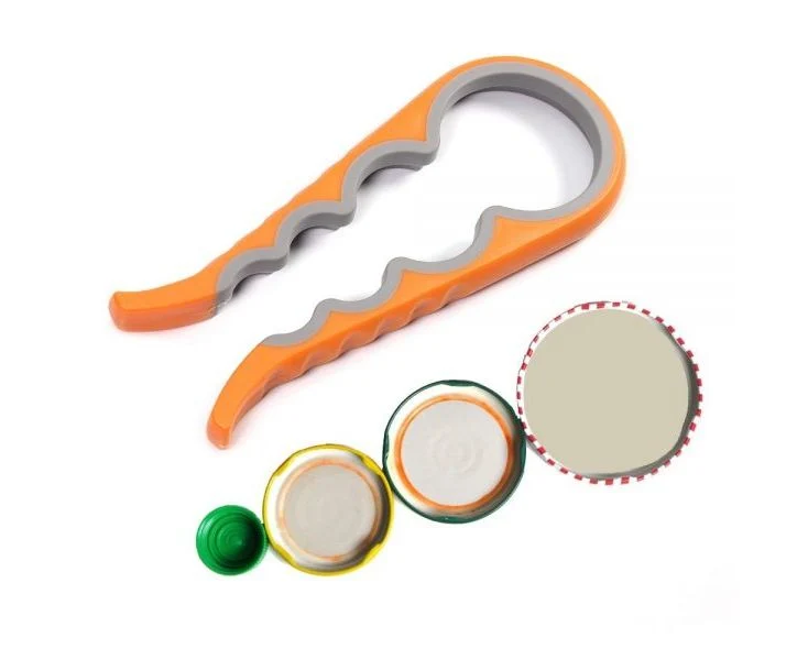 Cleste pentru deschiderea borcanelor si sticlelor - 4 prinderi, Plastic, 23 cm
