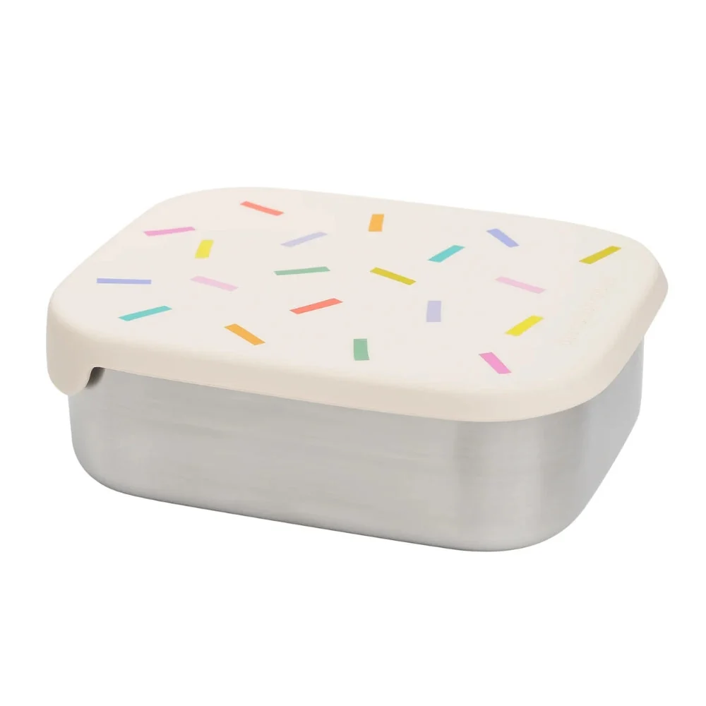 Cotton Cloud Cutia de prânz din oțel inoxidabil pentru copii cu compartimente Confetti detașabile