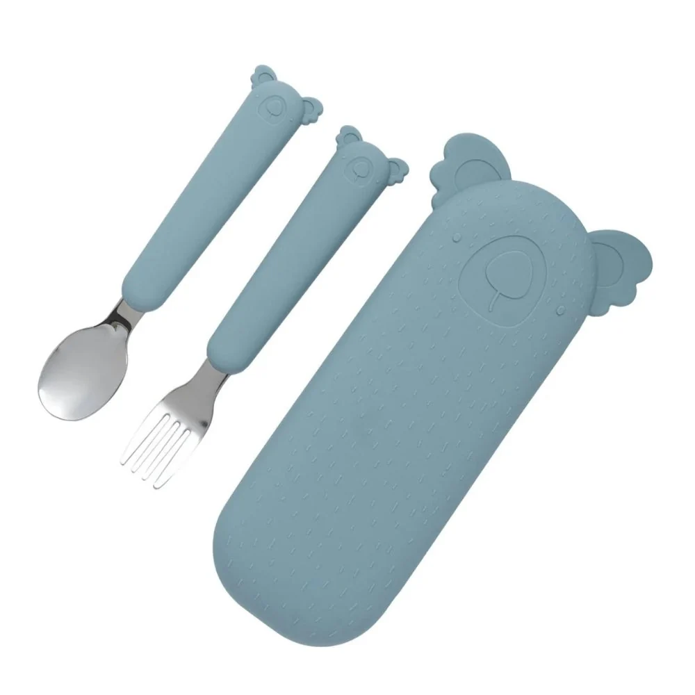 Cotton Cloud Tacâmuri pentru copii în cutia Zoe Koala în culoarea Jade